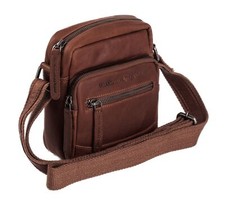 Borsa a tracolla The Chesterfield Brand Bremen borsa S marrone nuova
