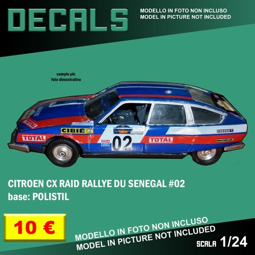 Decals repro citroen rally - cx,