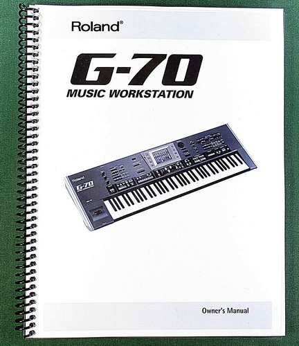 Roland owner s - g-70, owner's