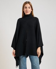 Poncho donna Boss a collo alto