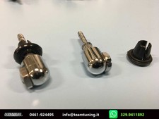 Coppia Ugello Lavavetro Universale in Metallo Registrabile Sporgenza12mm Ø Testa