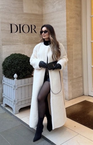 Cappotto pelliccia sintetica - pelliccia,