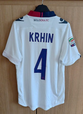 MAGLIA BOLOGNA 2013-14 MATCH WORN KRHIN 4 MACRON SHIRT JERSEY TRIKOT