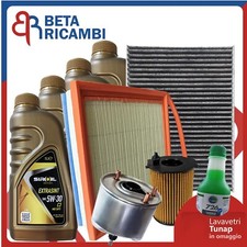 Kit Tagliando Per Citroen C4 1.6 Hdi 90 110 115  Filtri 4 Olio 5W30 Siroil