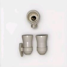 PORTALAMPADA BACHELITE BIANCA ATTACCO E14 A SQUADRA