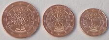 1+2+5 Cent Monete Commemorative Austria 2023 Non Circolato