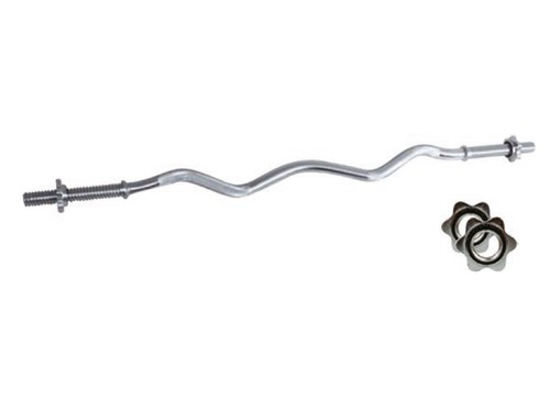 Toorx bilancere curvo cromato - toorx,
