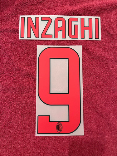 Kit inzaghi rossonero x - inzaghi,