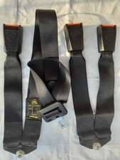 Cinture sicurezza posteriori inferiori NERE Lancia Thema 8.32 [5892079/5892080]