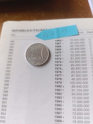 Moneta lire del - moneta,