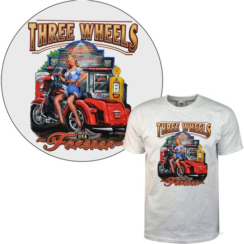 Shirt motociclista triker - t-shirt,