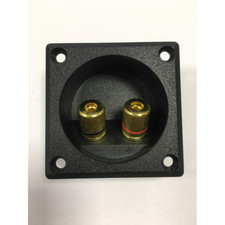 VASCHETTA RETTANGOLARE CON 2 MORSETTI DORATI