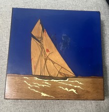 Scatola legno vintage Made in