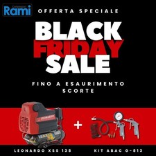 Promo Black Friday - Compressore FIAC Leonardo XSS 138 + Kit accessori ABAC