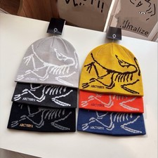 Arc’teryx Bird Word Toque Beanie rosa seta artica – cappello invernale unisex nuovo con etichette