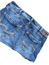 Jeans argento denim micro
