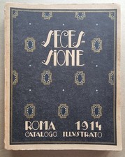 Catalogo Illustrato 2°Mostra Internazionale D'arte della Secessione Roma 1914   