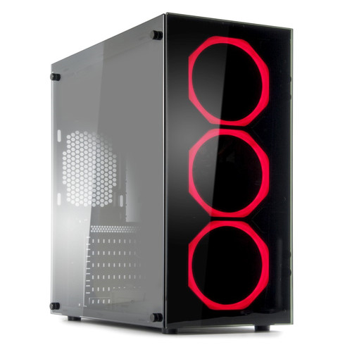 Case gaming myka cristal atx - cristal,