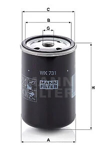 Filtro carburante adatto - , a