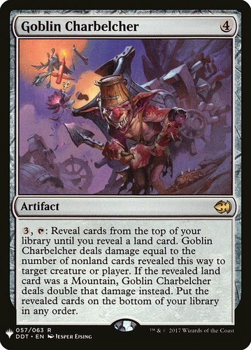 Mtg goblin charbelcher exc - mtg,