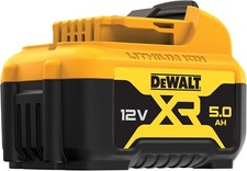 DeWalt XR Batteria Ricaricabile 5.0Ah 12V Ioni Litio Indicatore Led DCB126-XJ