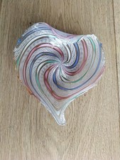 Ciotola cuore vetro artistico