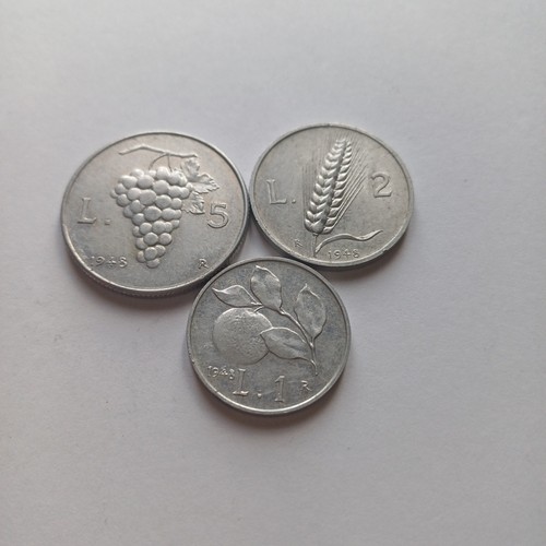 Vecchie monete lire - monete,