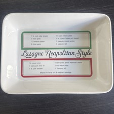 Piatto ricetta vintage