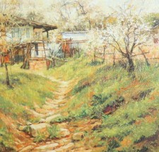 Dipinto ad olio vintage