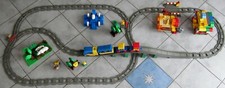 Mega LEGO Duplo Ferrovia Treno Set Con Tgl Ponte Duplo Zoo ! 6,5 Metro Lunghezza