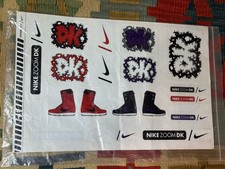 Confezione Adesivi Stivali Snowboard Nike Zoom DK Danny Kass 2010/2011 SB Snowboarding
