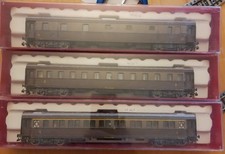 Rivarossi 2510 2511 2512 FS vetture scala 1:80 1° 2° e bagagliaio