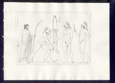 SCENA SU VASO ANTICO ,  di