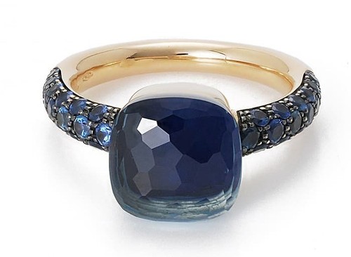 Anello pomellato nudo - nudo, classico