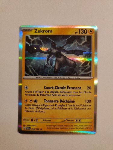 Carte pokemon zekrom - carte,