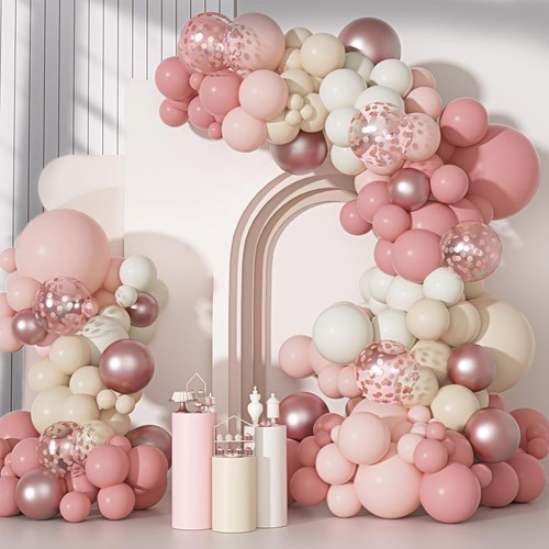Kit arco palloncini - kit, rosa