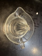 8x6 Inch Vintage Glass Citrus Juicer Or Reamer Origin Unknown