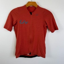 Maglia Velocio Donna Luxe Merino M Manica Corta Arancione Strada Liv Ciclismo Bici