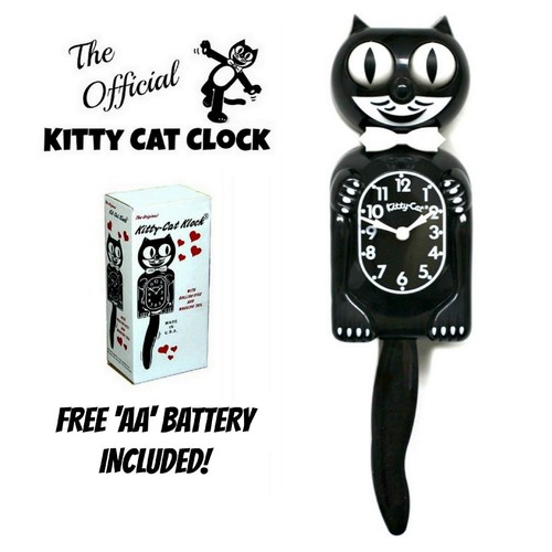 Orologio gatto gattino nero - orologio,
