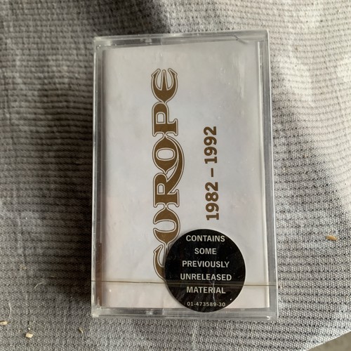 Europe 1982 1992 cassette - europe, tape