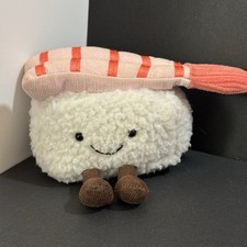 Peluche gamberetti Jellycat Silly Sushi Nigiri 6 pollici peluche