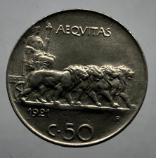 50 Centesimi Leoni 1921 C/