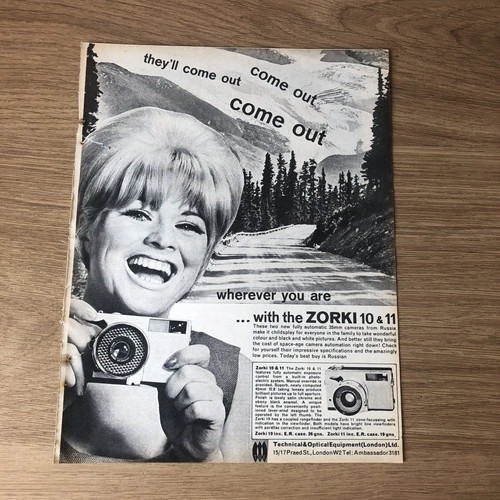 Cams01 magazine advert - cams01, 11x8