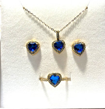 NUOVO Parure Donna Acciaio Oro