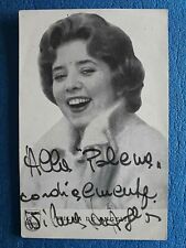 2424 AUTOGRAFO SU CARTOLINA DI