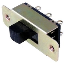 Commutatore a slitta Posizioni 2 DPDT ON-ON 6 Poli 35,2x12,6x7,8mm