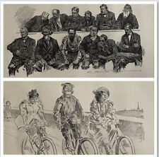 Stampa Gibson Ragazze Schizzo