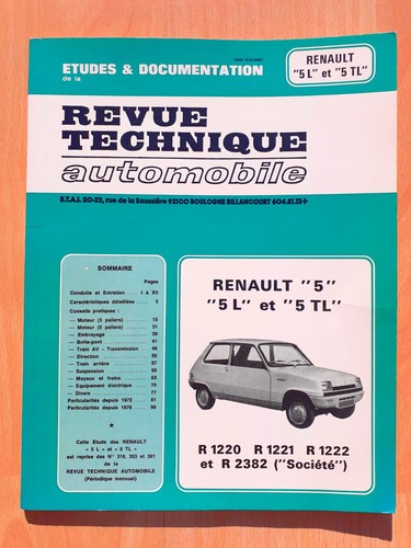 Renault et tl revue - tl,,