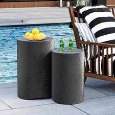 HOMPUS Set di 2 tavolini da