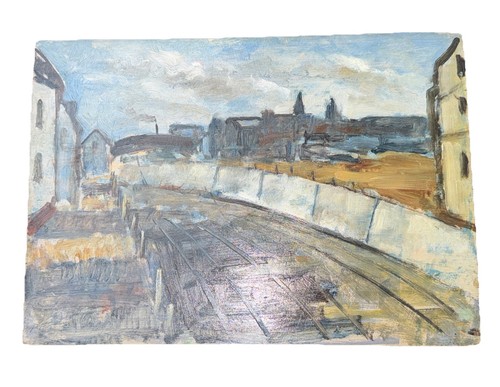 Dipinto impressionista olio - , su